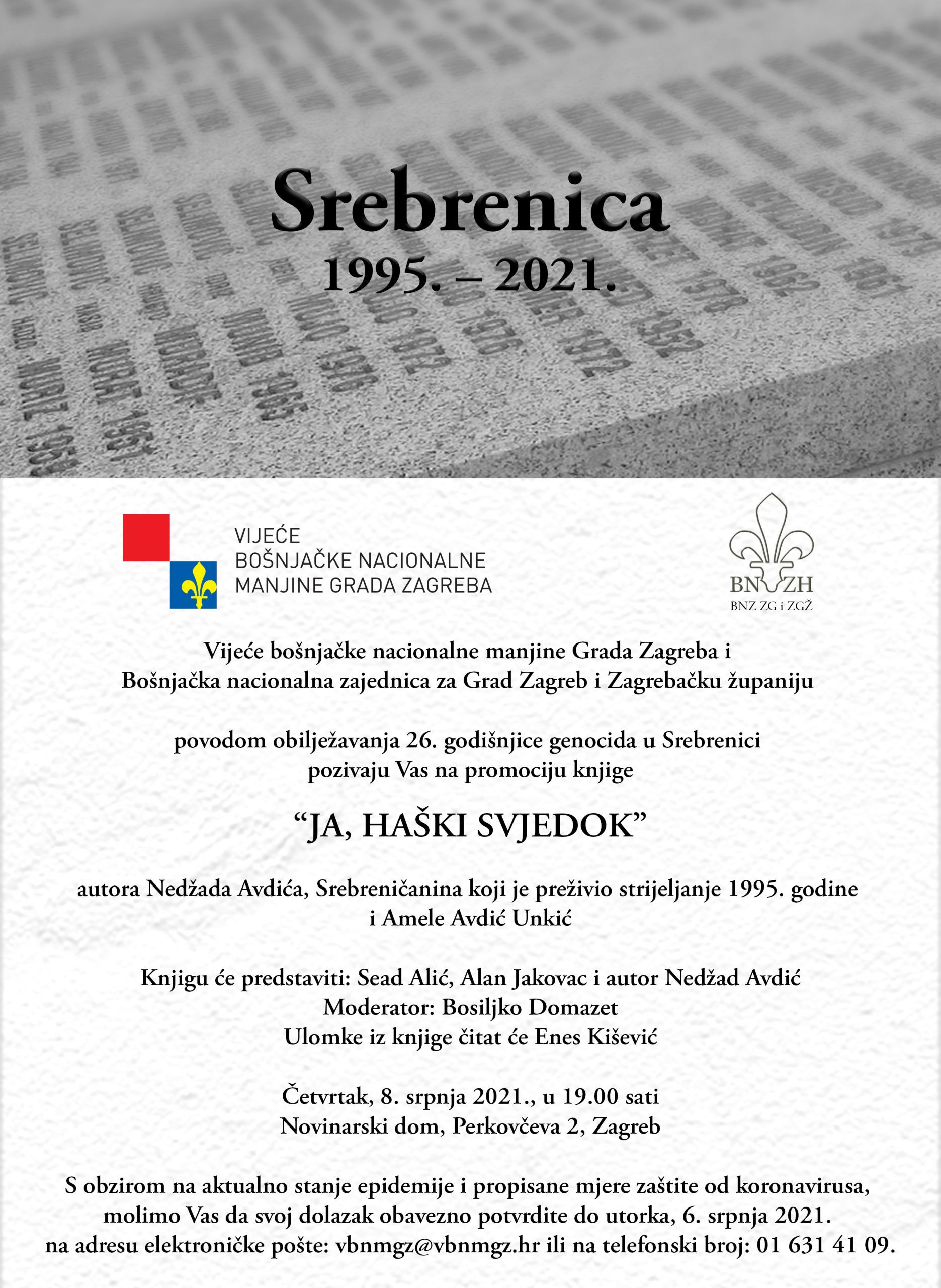 Obilježavanje 26. godišnjice genocida u Srebrenici