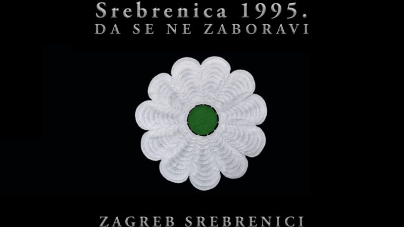 Svjetlosna projekcija cvijeta „Sjećanje“